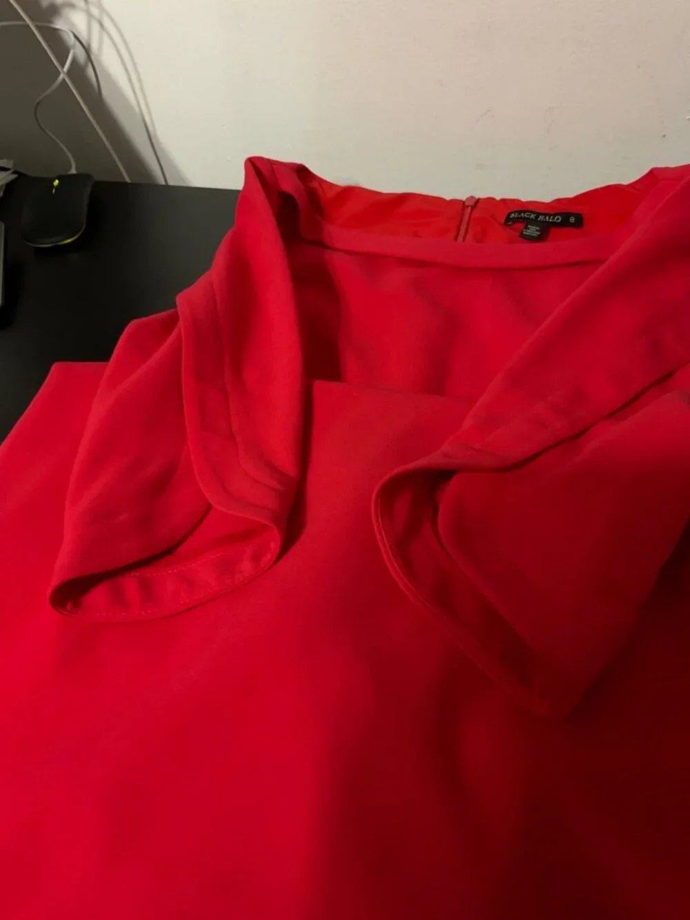 BLACK HALO Nuelle Red Sheath Dress Size 8